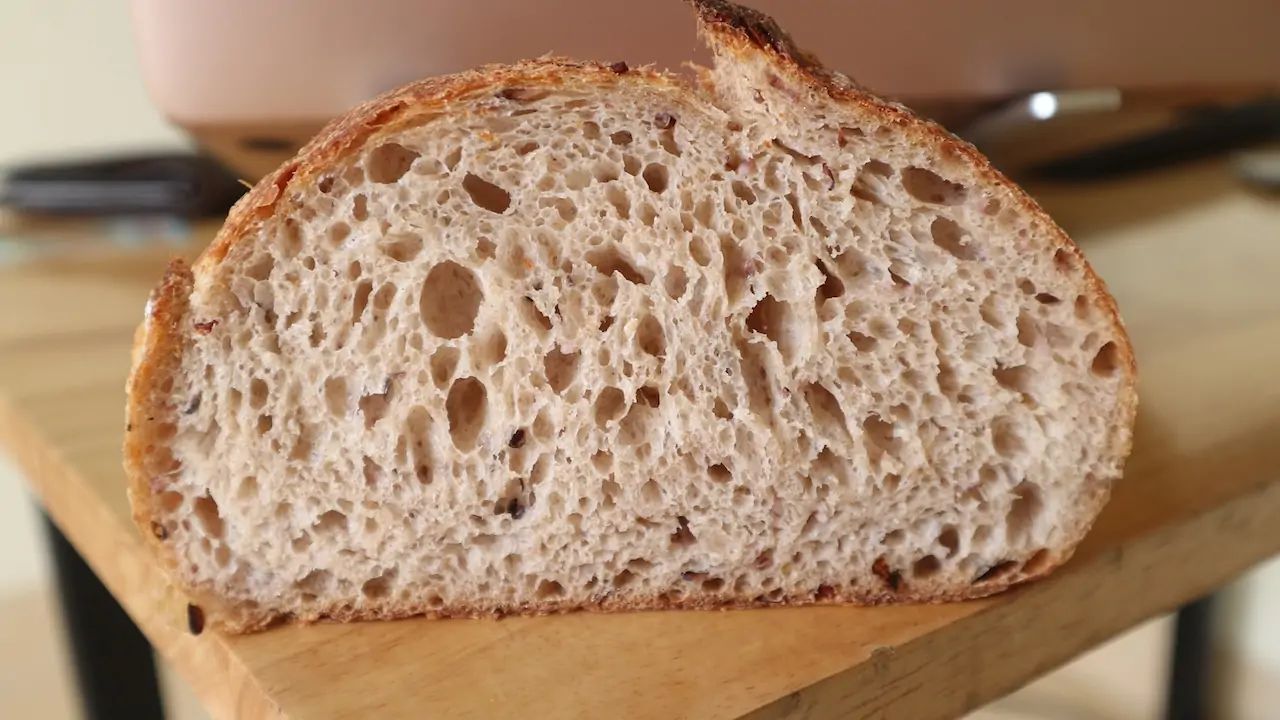 bánh mì gạo lứt men tự nhiên